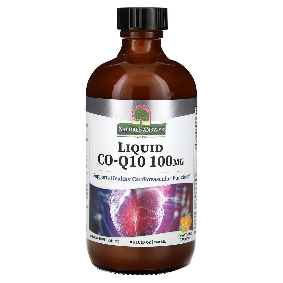Nature's Answer - Co-Q10 100mg Liquid - Orange - 240ml