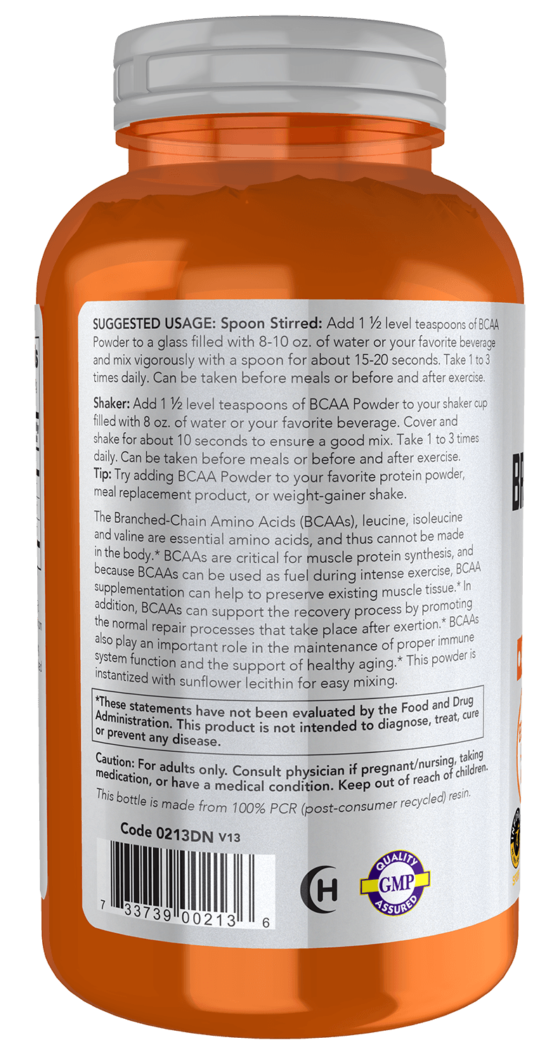 NOW Foods - Branched-Chain Amino Acid Powder - 12 oz