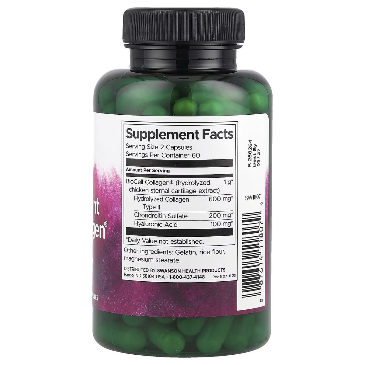 Swanson - Skin And Joint Biocell Collagen - 120 Caps
