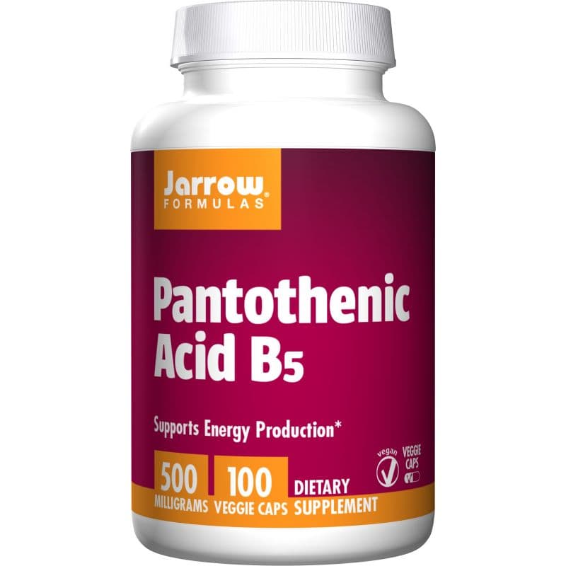 Jarrow Formulas - Pantothenic Acid B5 - 100 Veggie Caps – Jarrow förpackning