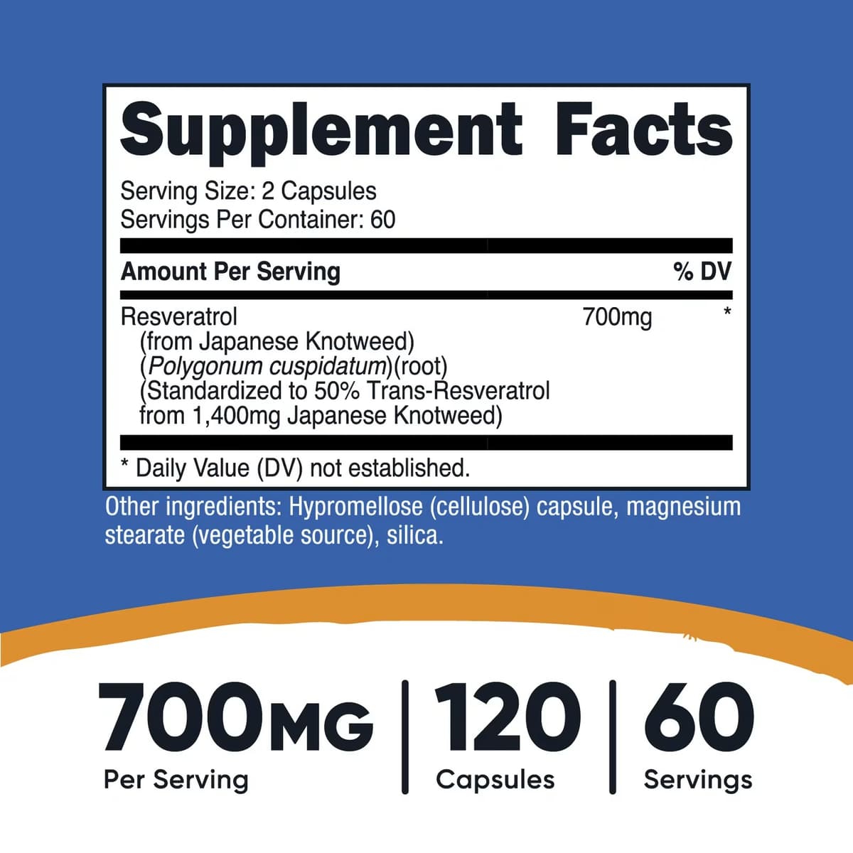 Nutricost - Resveratrol - 120 Caps
