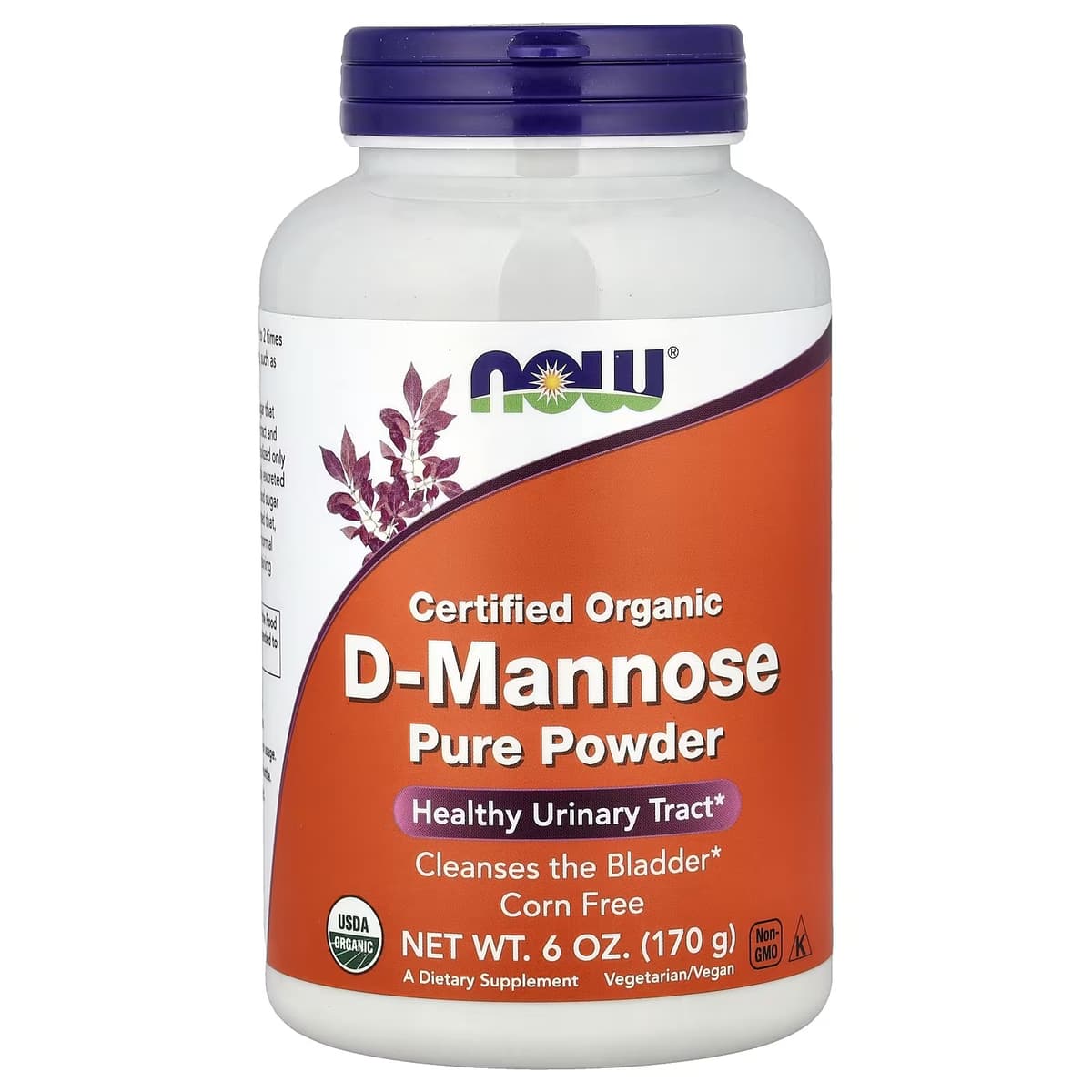 NOW Foods - D-Mannose, Pure Powder - 170g
