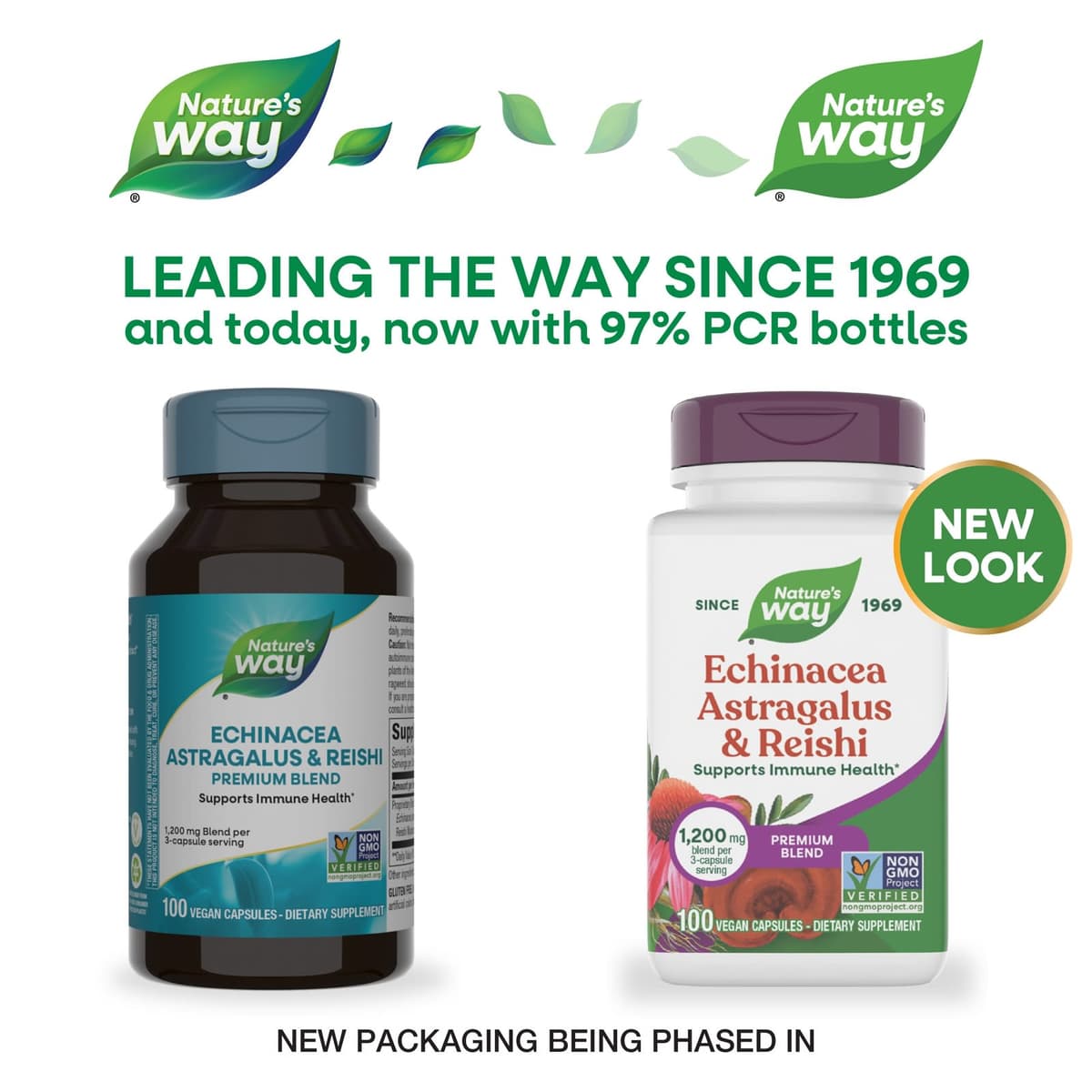 Nature'S Way - Echinacea Astragalus & Reishi - 100 Vcaps