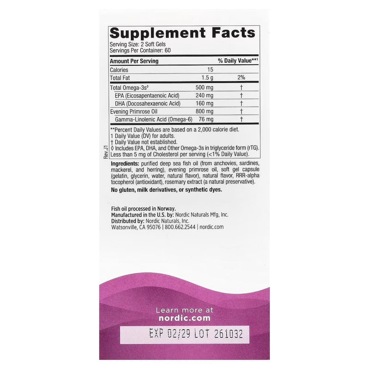 Nordic Naturals - Omega Woman - 120 Sgels