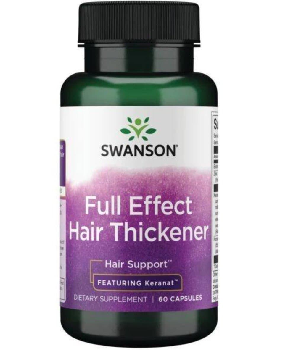 Swanson - Full Effect Hair Thickener - 60 Caps – Swanson förpackning