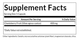 Swanson - Full Spectrum Chasteberry Fruit - 120 Caps