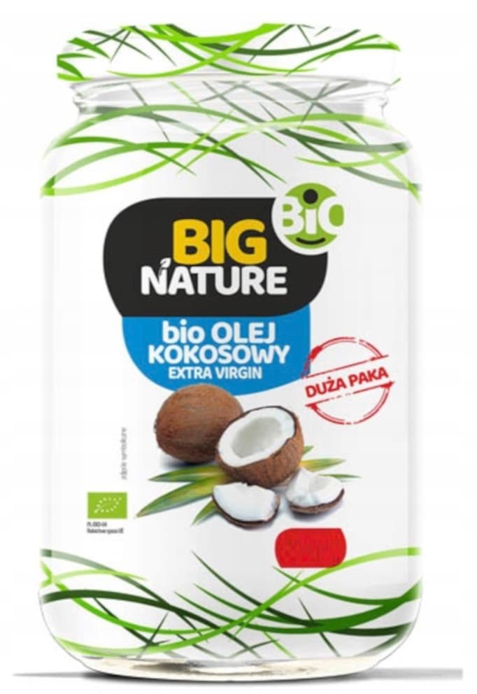 Big Nature - Organic Coconut Oil - 900ml – Big Nature förpackning