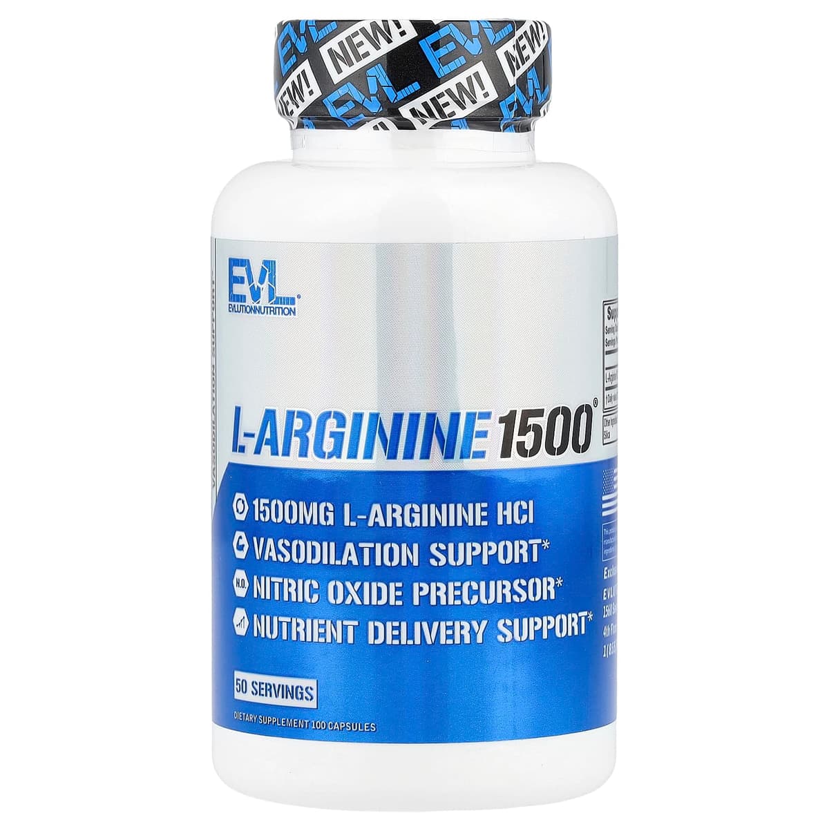 EVLution Nutrition - L-Arginine 1500 - 100 Caps