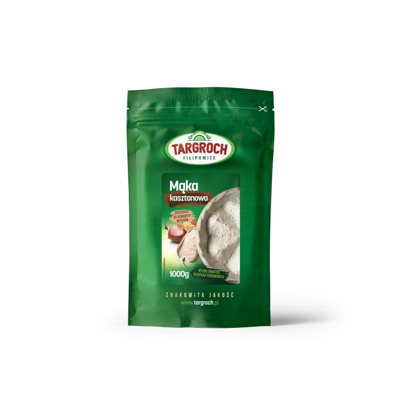 Targroch - Chestnut Flour - 1000g – Targroch förpackning