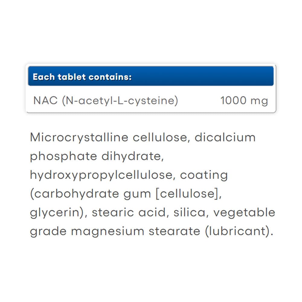 Natural Factors - N-Acetyl-L-Cysteine - 90 Tabs