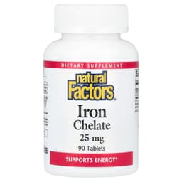 Natural Factors - Iron Chelate - 90 Tabs