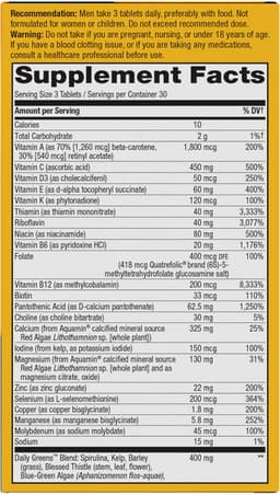 Nature'S Way - Men'S Max3 Daily Multivitamin - 90 Tabs