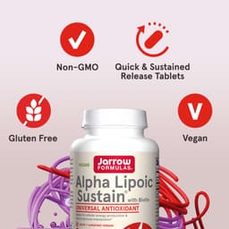 Jarrow Formulas - Alpha Lipoic Sustain With Biotin - 60 Tabs