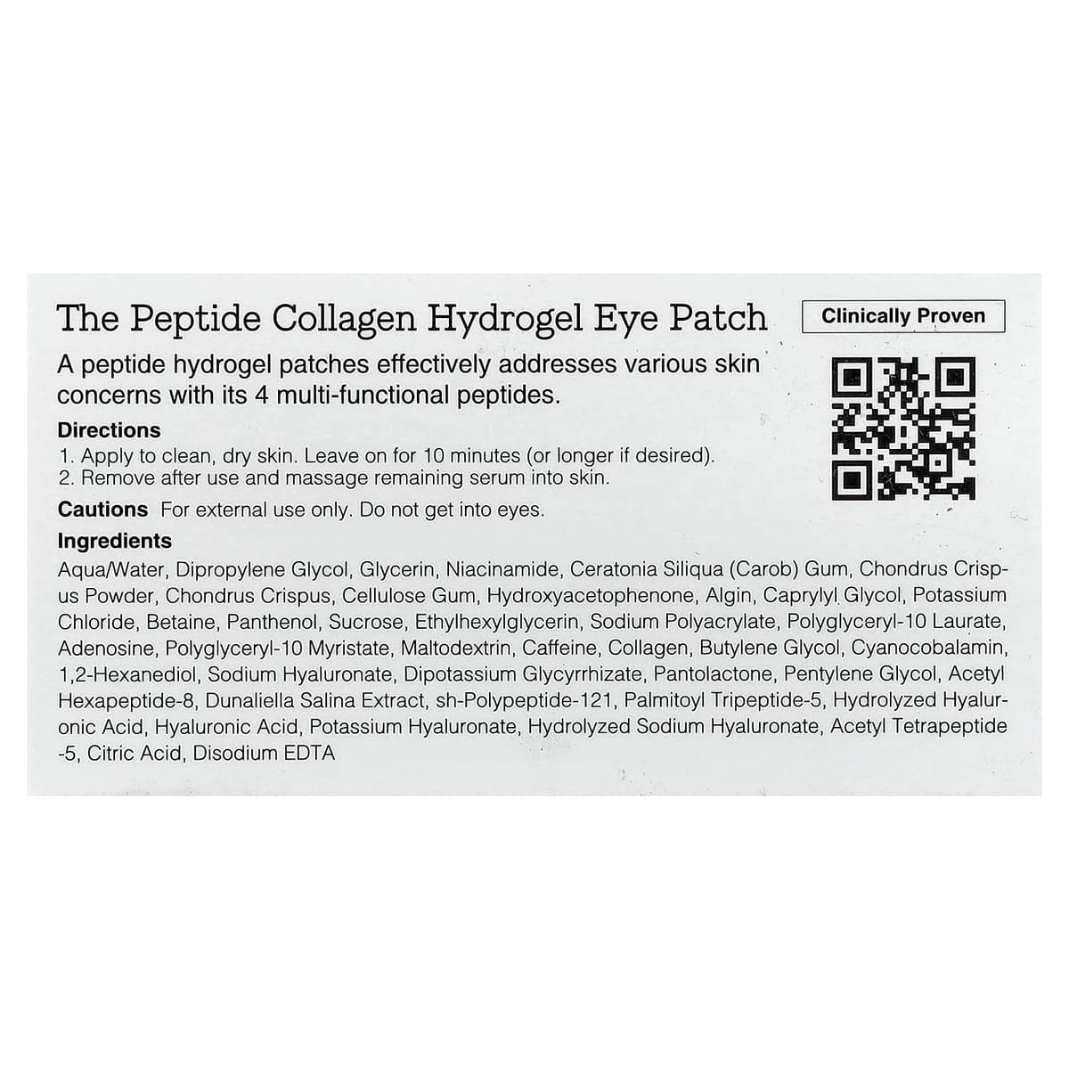 COSRX - Peptide Collagen Hydrogel - 60 stycken