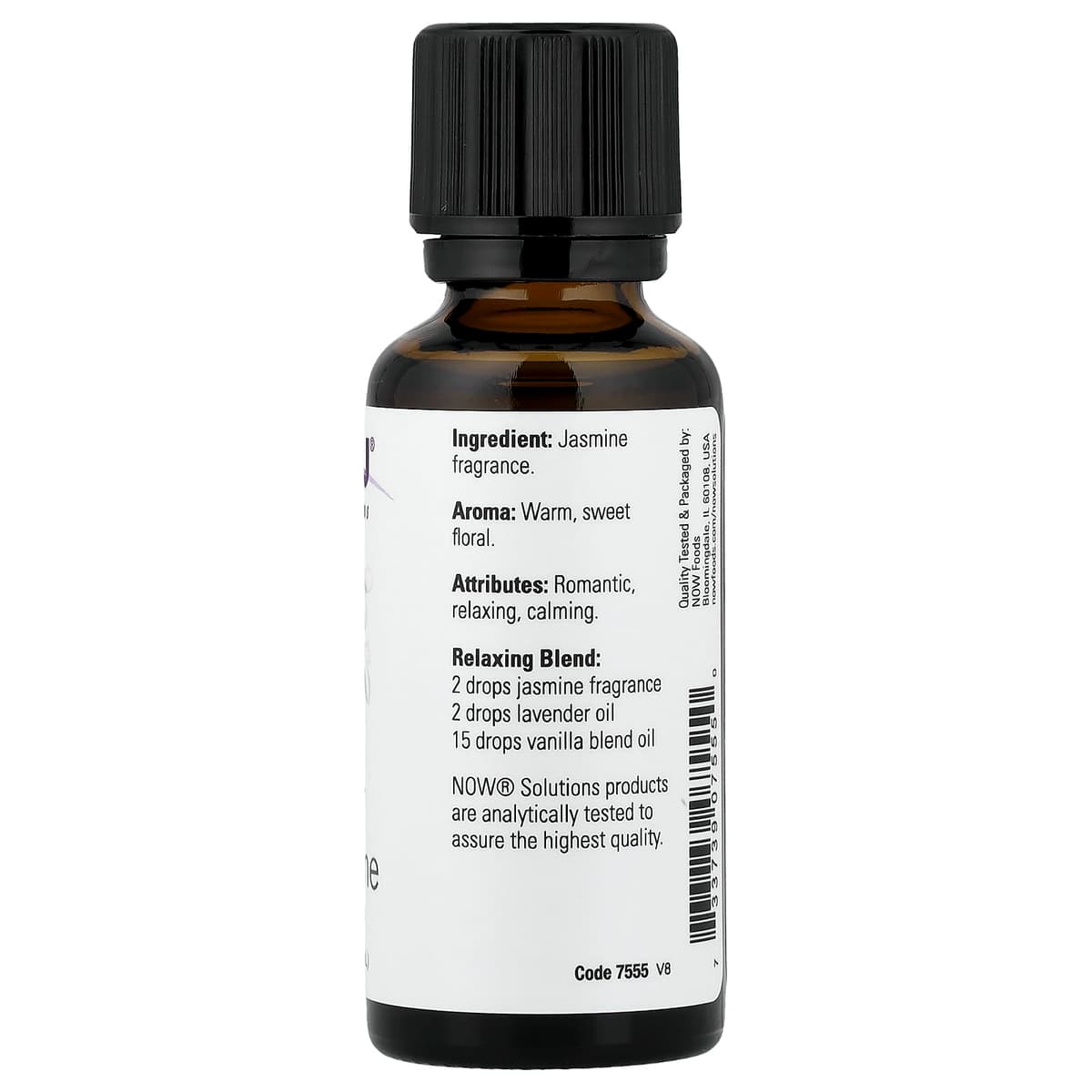 NOW Foods - Essential Oil, Jasmine - 30ml