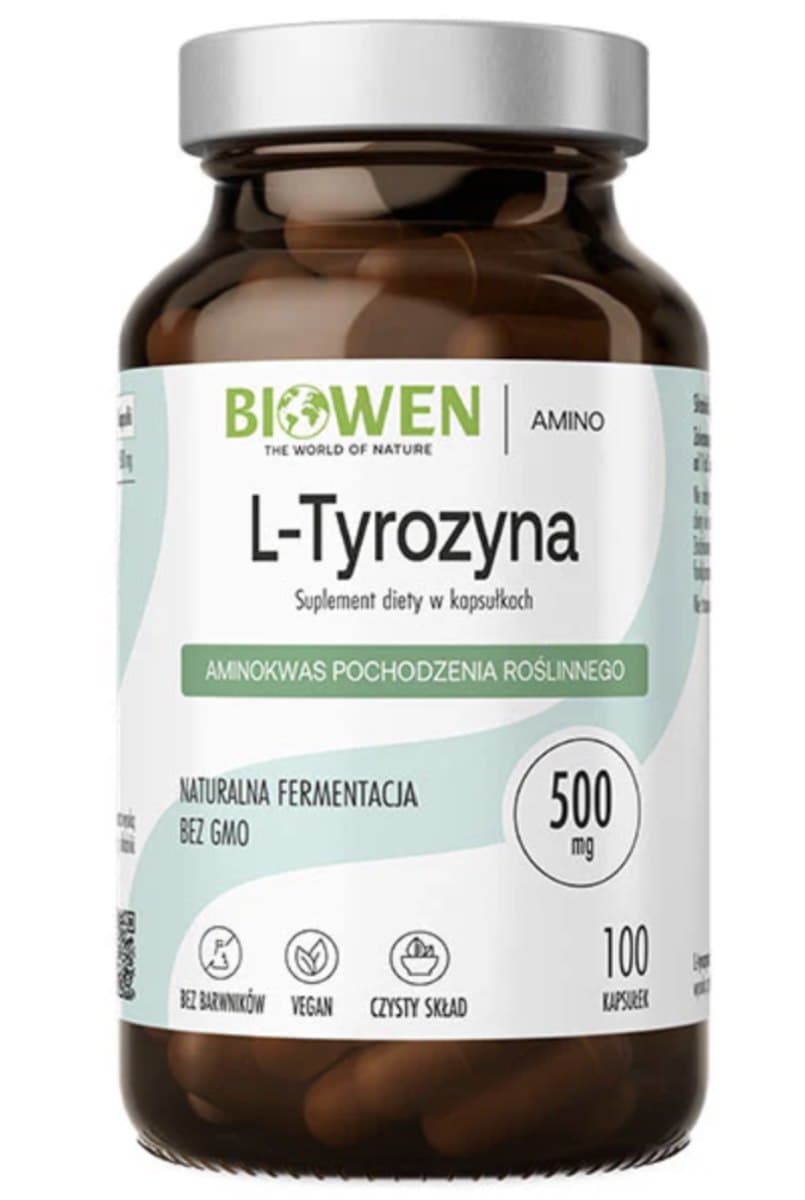 Biowen - L-Tyrosine - 100 Caps – Biowen förpackning