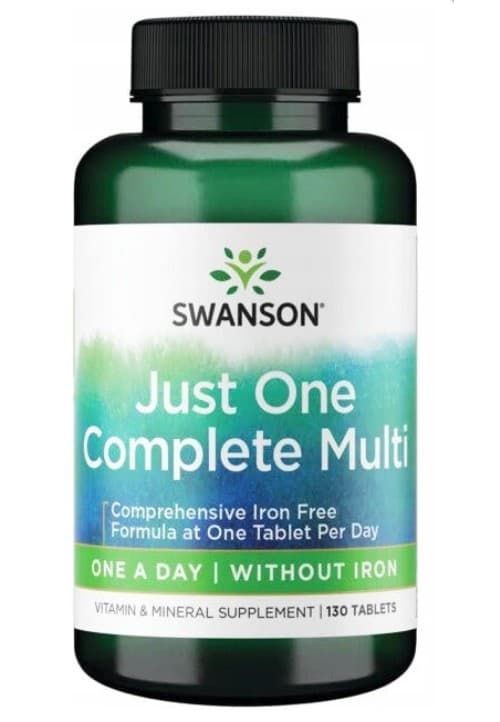 Swanson - Just One Complete Multi - 130 Tabs – Swanson förpackning