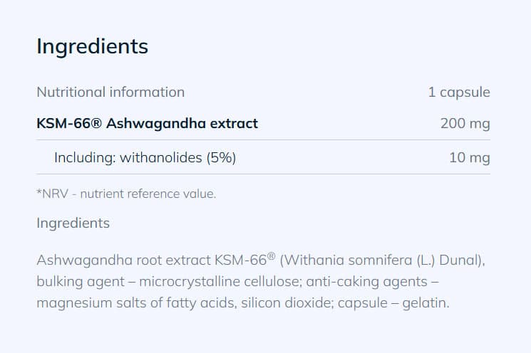 Olimp Labs - Ashwagandha - 60 kapselia