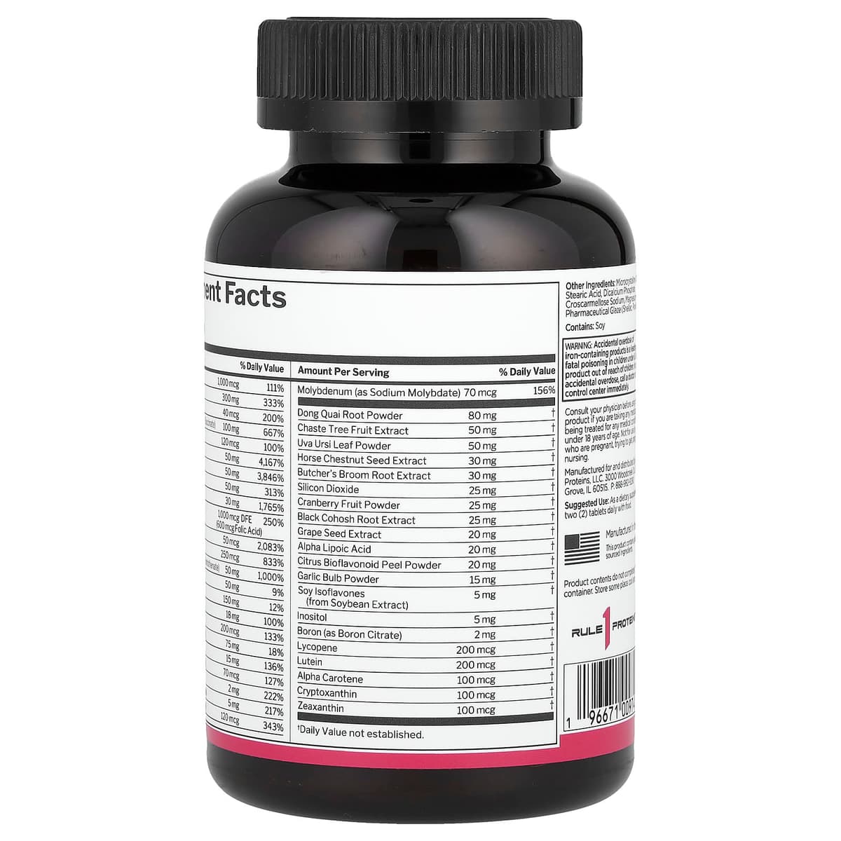 Rule One - Women's Train Daily Multivitamin - 60 Tablets