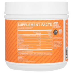 Raw Nutrition - Essential Pre-Workout Powder Orange 399g