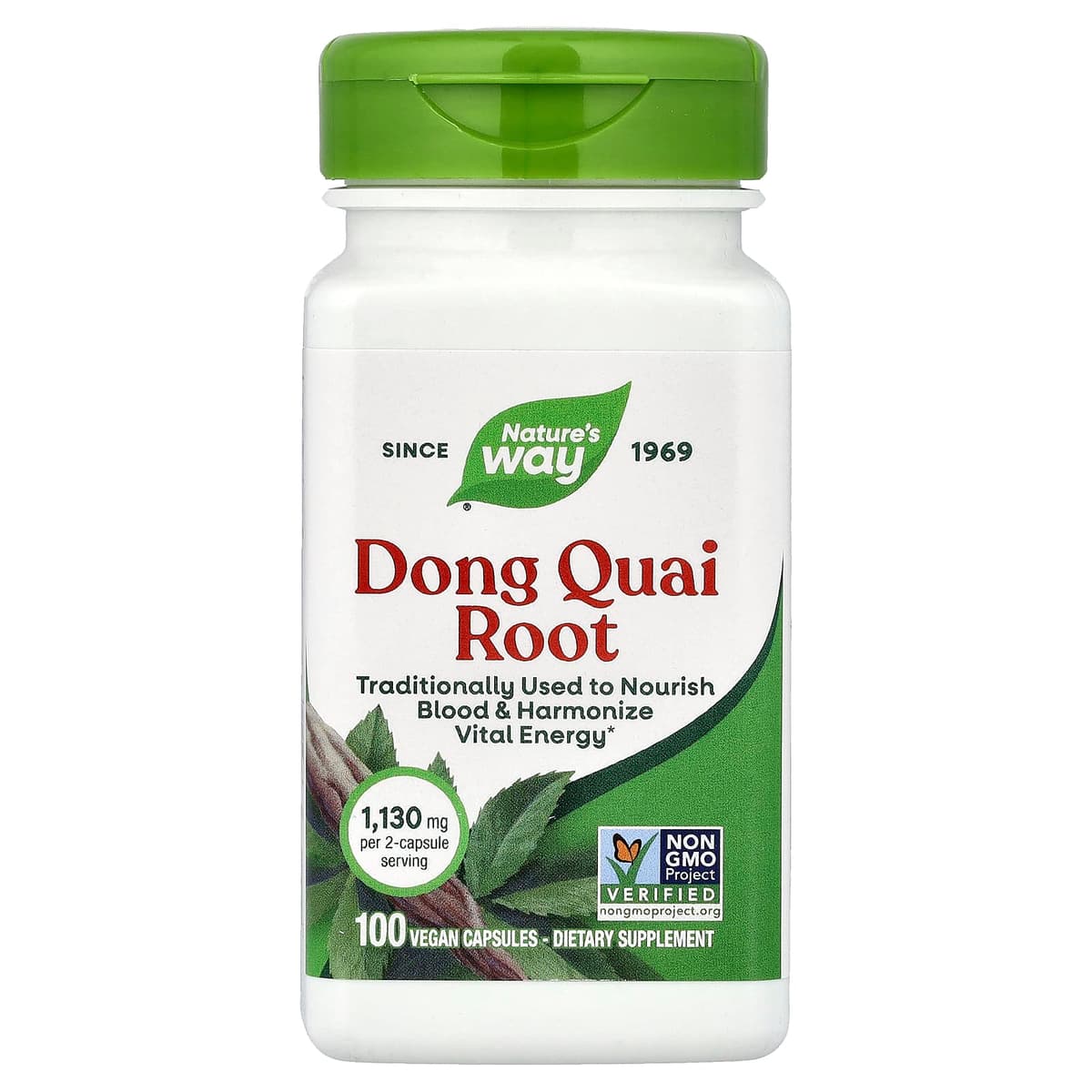 Nature's Way - Dong Quai Rod - 100 Vcaps