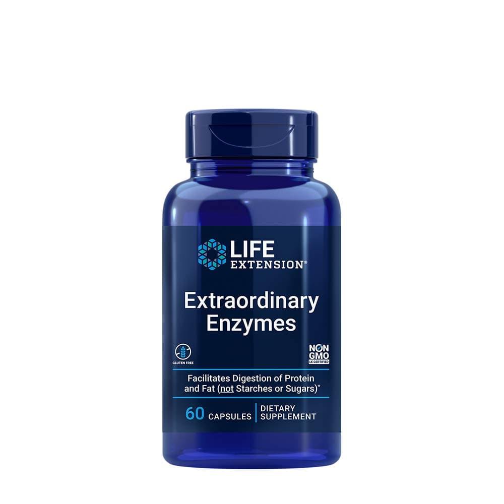 Life Extension - Extraordinary Enzymes - 60 Caps