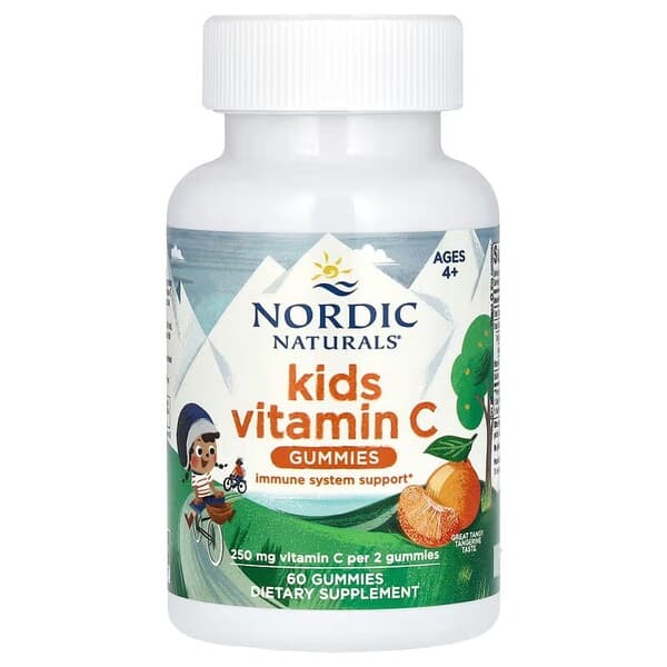 Nordic Naturals - Kids Vitamin C Gummies - 60 Gummies – Nordic Naturals förpackning