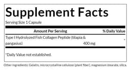 Swanson - Type I Hydrolyzed Marine Collagen - 60 Caps