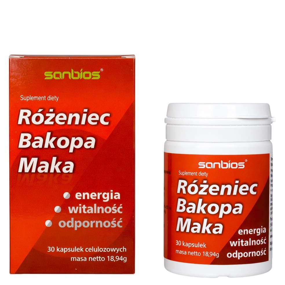 Sanbios - Rosary Bacopa Maca - 30 Caps