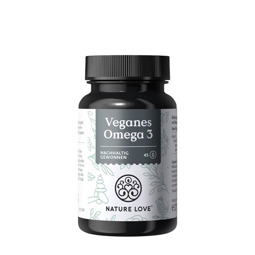 Nature Love - Vegan Omega-3 - 45 Caps – Nature Love förpackning