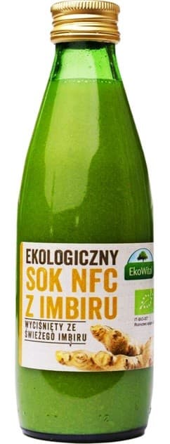 EkoWital - Organic Ginger Juice NFC - 250 ml – EkoWital förpackning