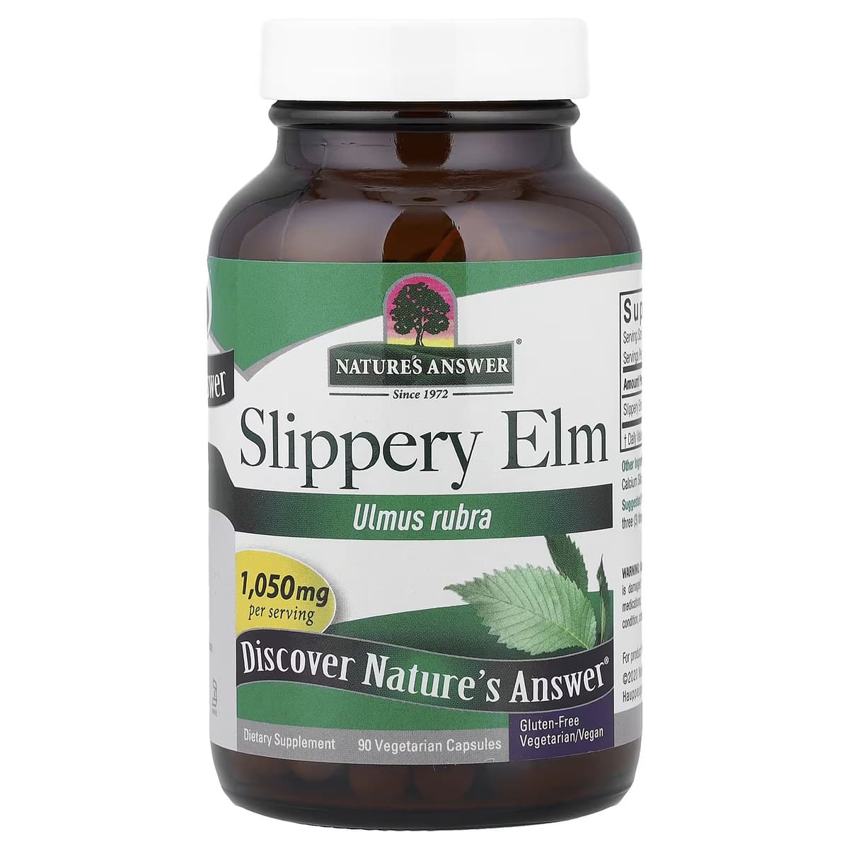 Nature'S Answer - Slippery Elm - 90 Vcaps