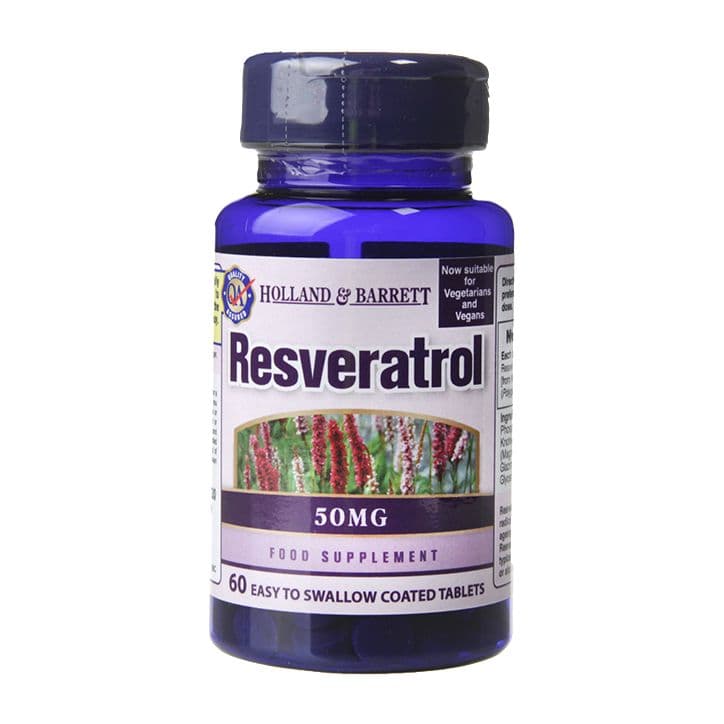 Holland & Barrett - Resveratrol - 60 Tablets – Holland & Barrett förpackning