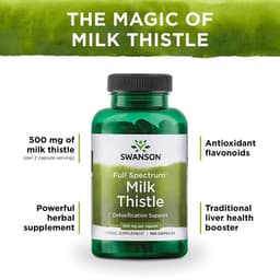 Swanson - Milk Thistle - Full Spectrum - 100 Caps