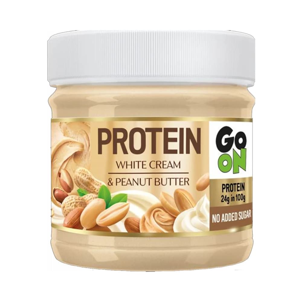 Go On Nutrition - Protein White Cream & Peanut Butter - White & Peanut Butter - 100g (per serving reference)