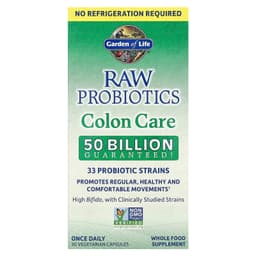 Garden Of Life - Raw Probiotics Colon Care - 30 Caps