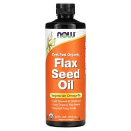 NOW Foods - Organic Flax Seed Oil - 710ml