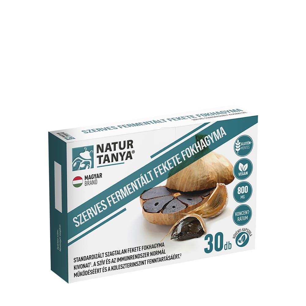 Natur Tanya - Fermented Black Garlic - 30 Caps – Natur Tanya förpackning