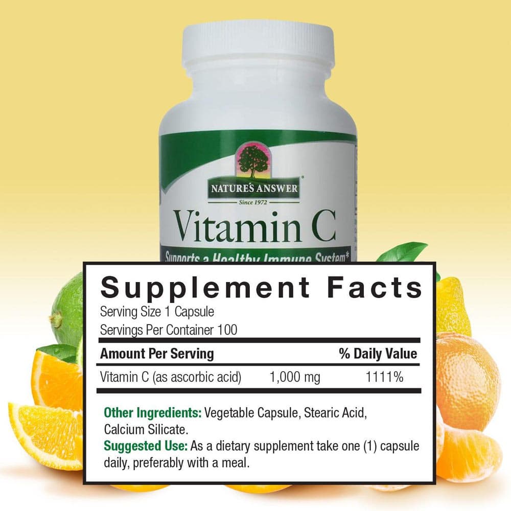Nature's Answer - Vitamin C - 100 Caps