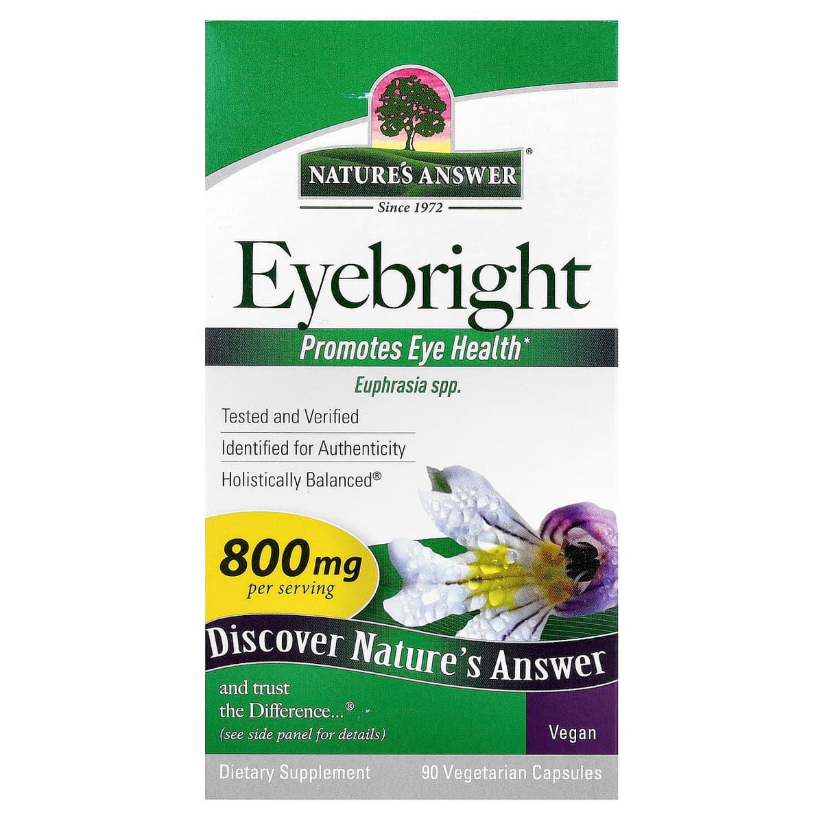 Nature's Answer - Eyebright - 90 Vcaps