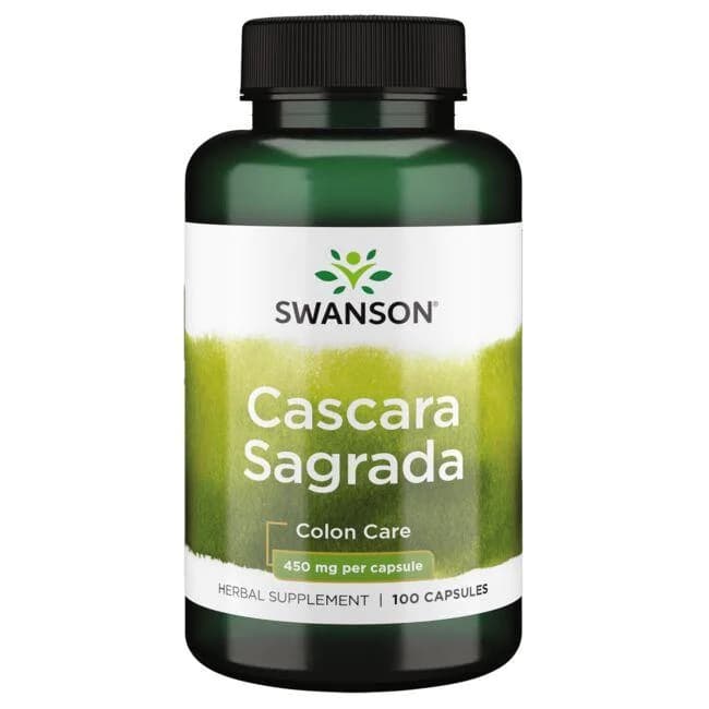 Swanson - Cascara Sagrada - 100 Caps – Swanson förpackning