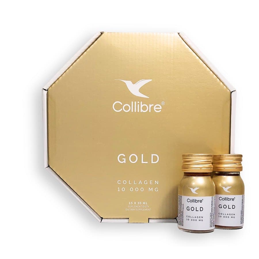 Collibre Collagen Gold Shot 15 x 30ml – Collibre förpackning