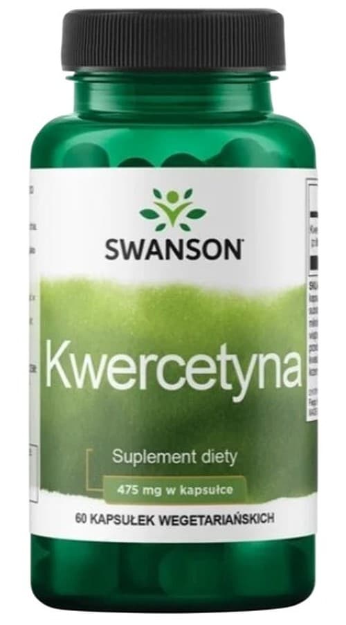 Swanson - Quercetin, 475mg High Potency - 60 Vcaps – Swanson förpackning