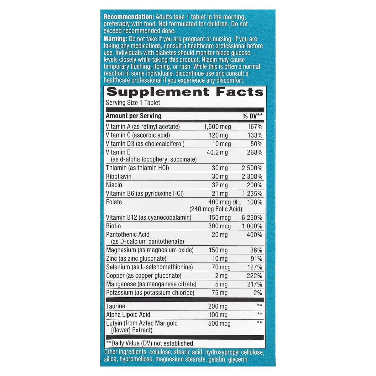 Nature'S Way - Alpha Betic - 30 Tabs