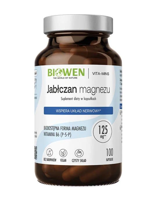 Biowen - Magnesium Malate 100 Caps – Biowen förpackning