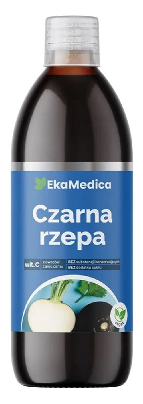 Eka Medica - Black Radish Juice 500ml – Eka Medica förpackning