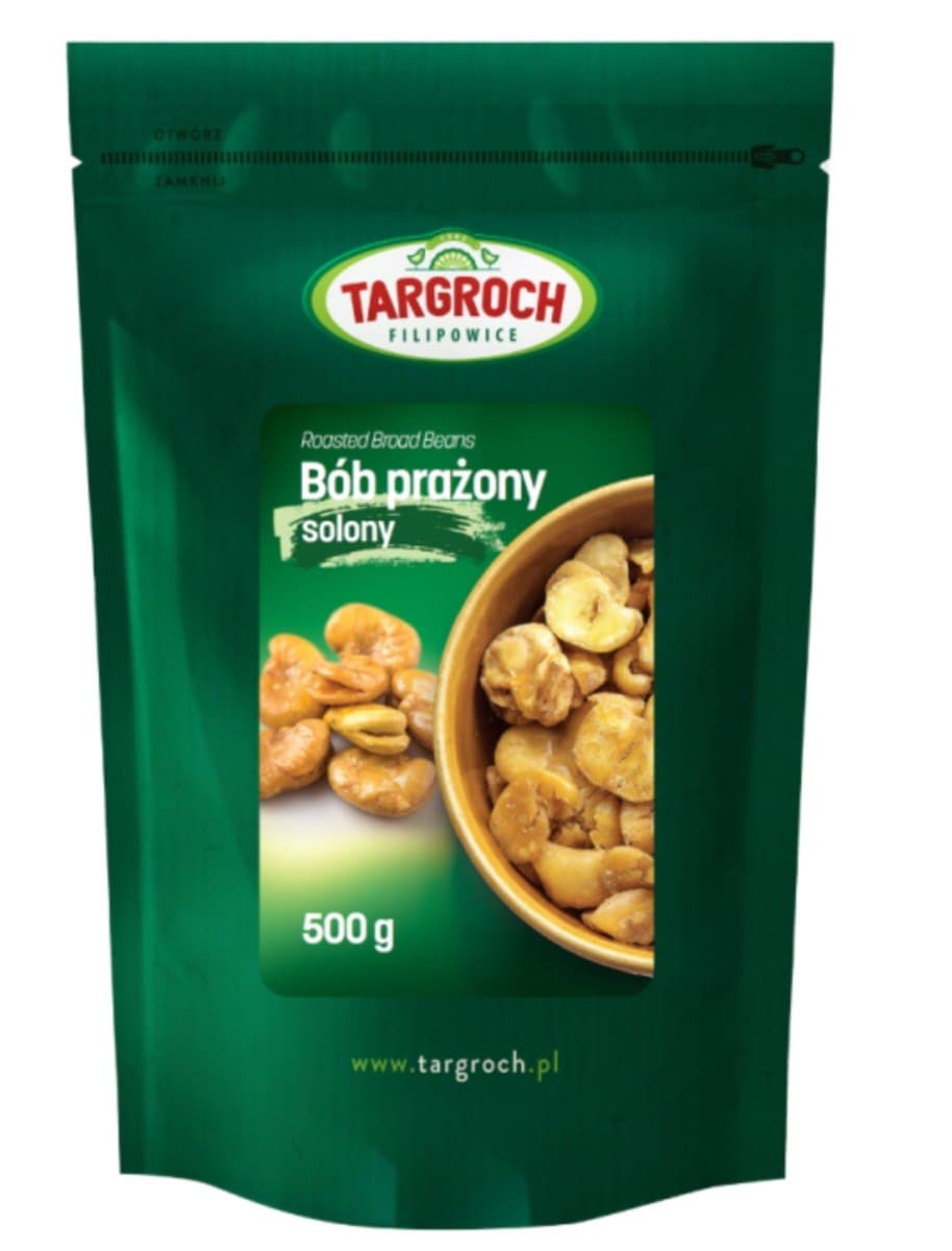 Targroch - Roasted Broad Beans - 500g – Targroch förpackning