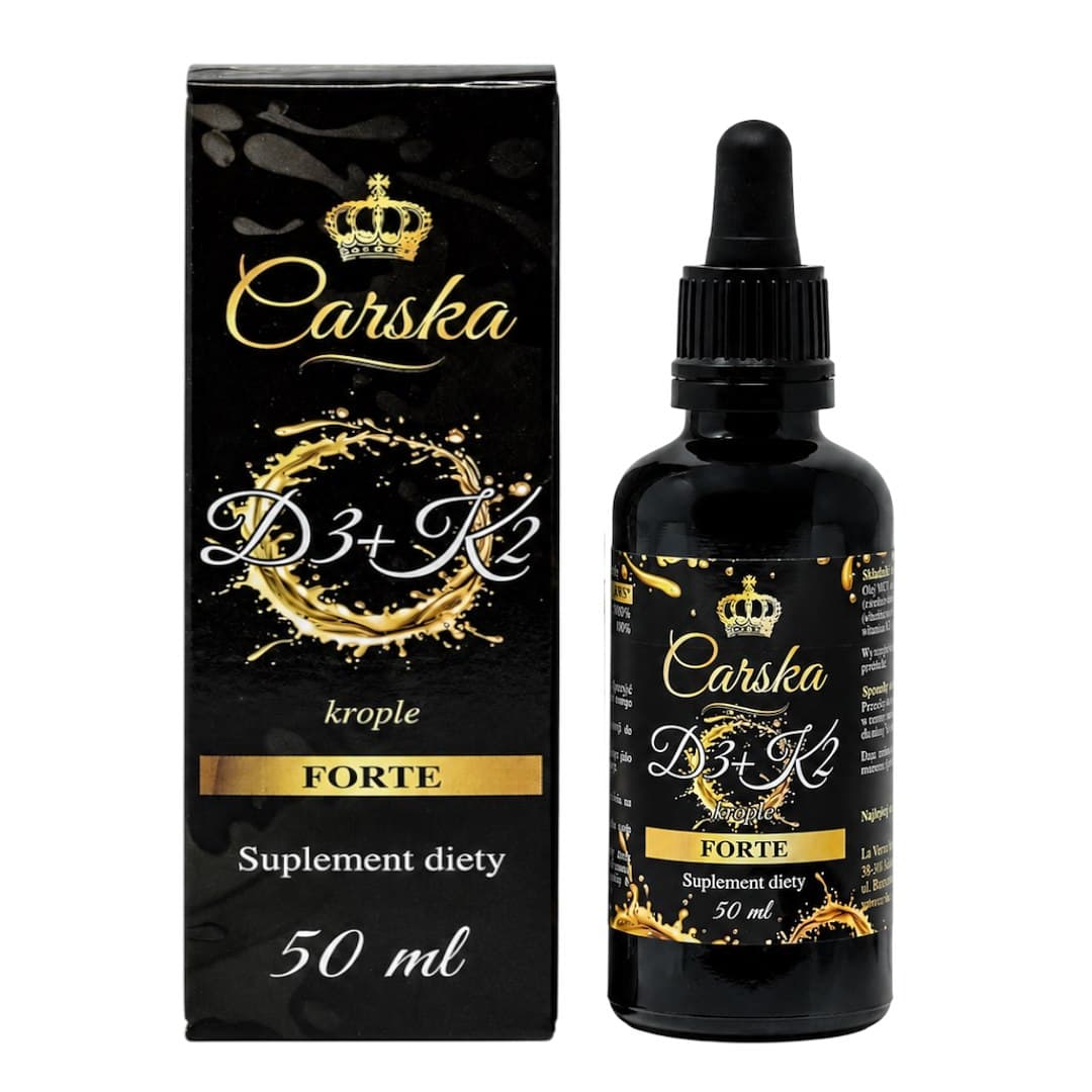 Carska - Vitamin D3 + K2 - 50 ml – Carska förpackning