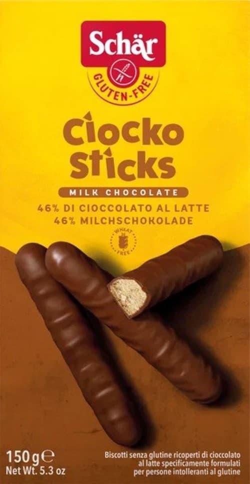 Schär - Schar Paluszki Ciocko Sticks w czekoladzie 150 g