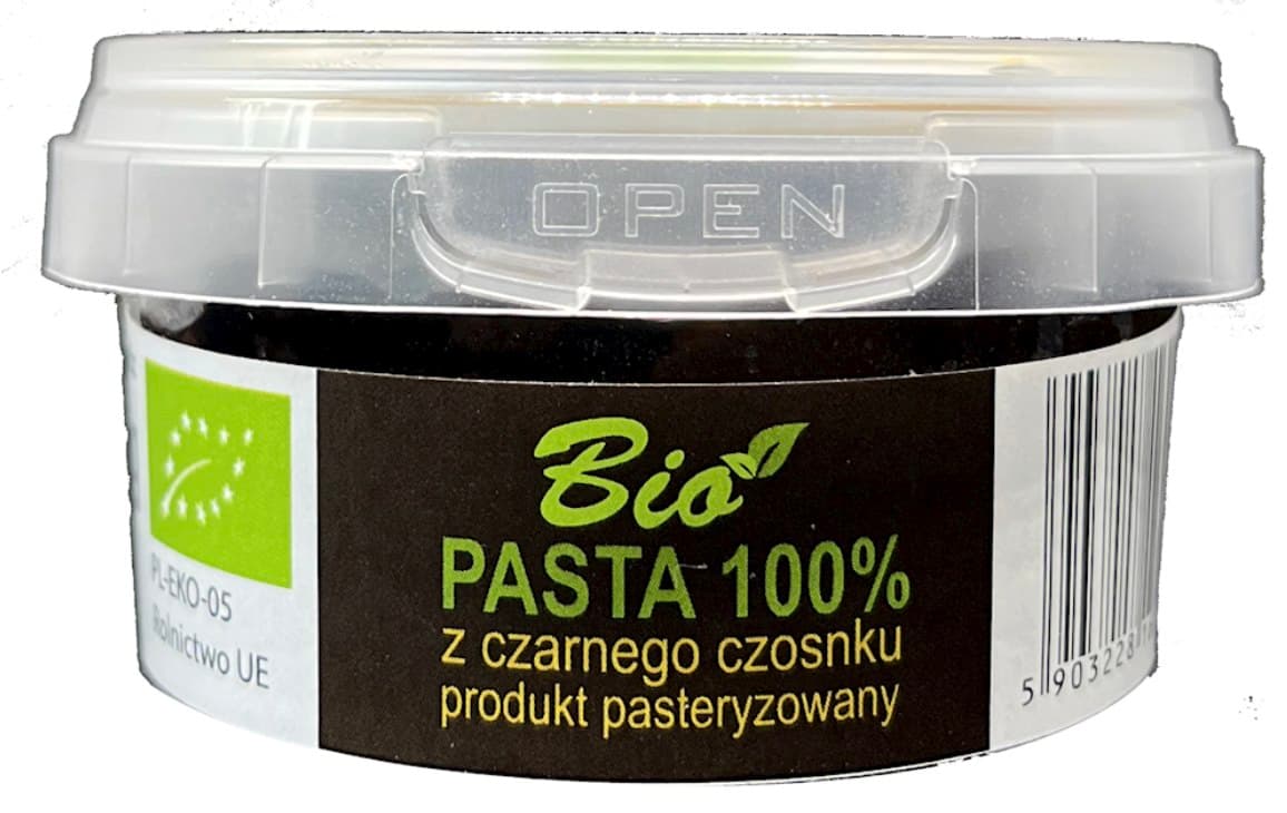 Bio Planet - Black Garlic Paste 100% - 80g – Bio Planet förpackning